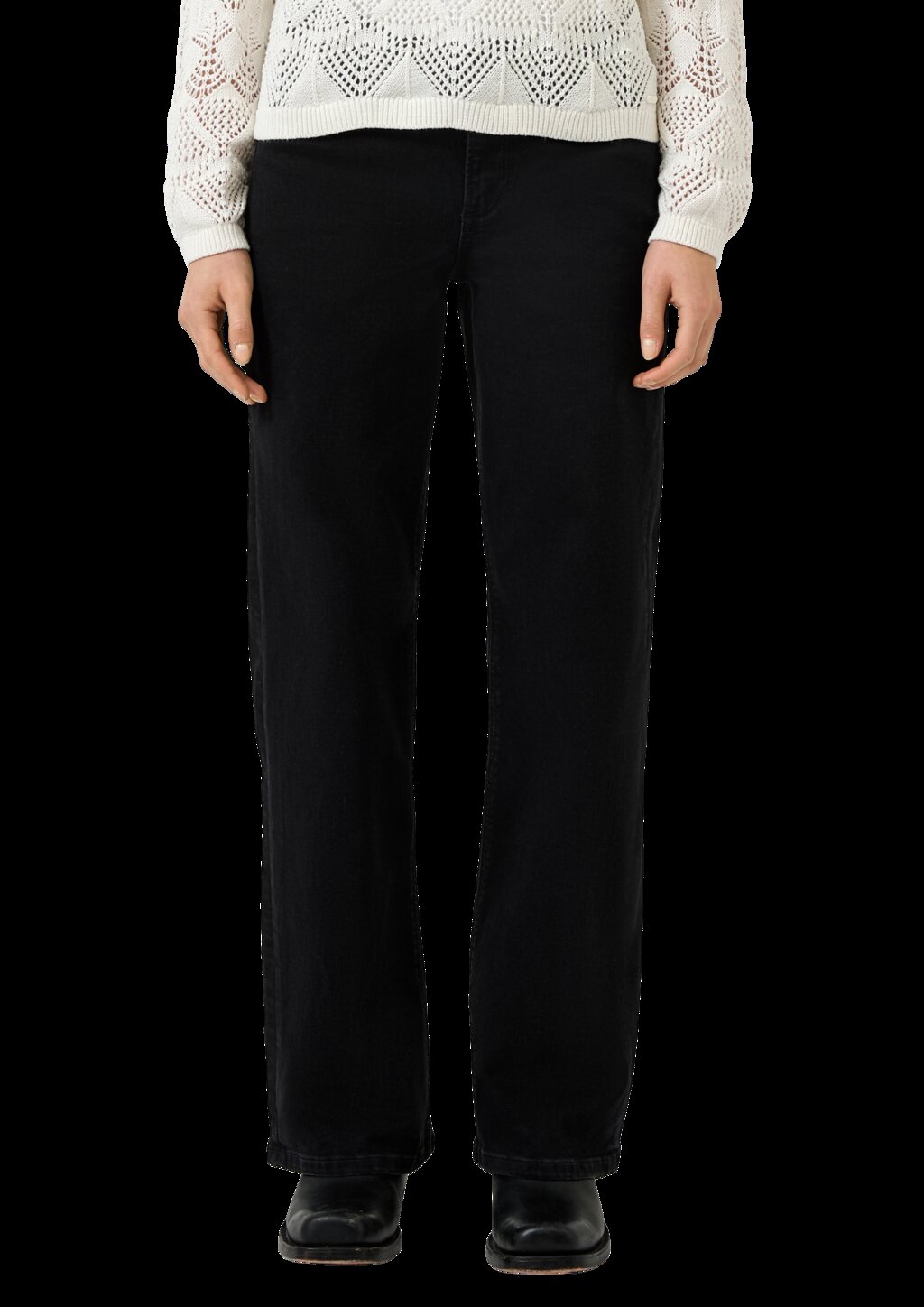 Jeans Catie / Slim Fit / Mid Rise / Wide Leg / Superstretch