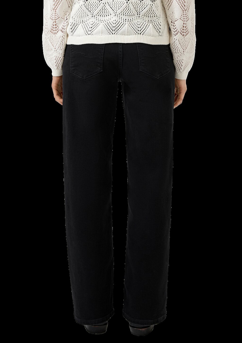 Jeans Catie / Slim Fit / Mid Rise / Wide Leg / Superstretch