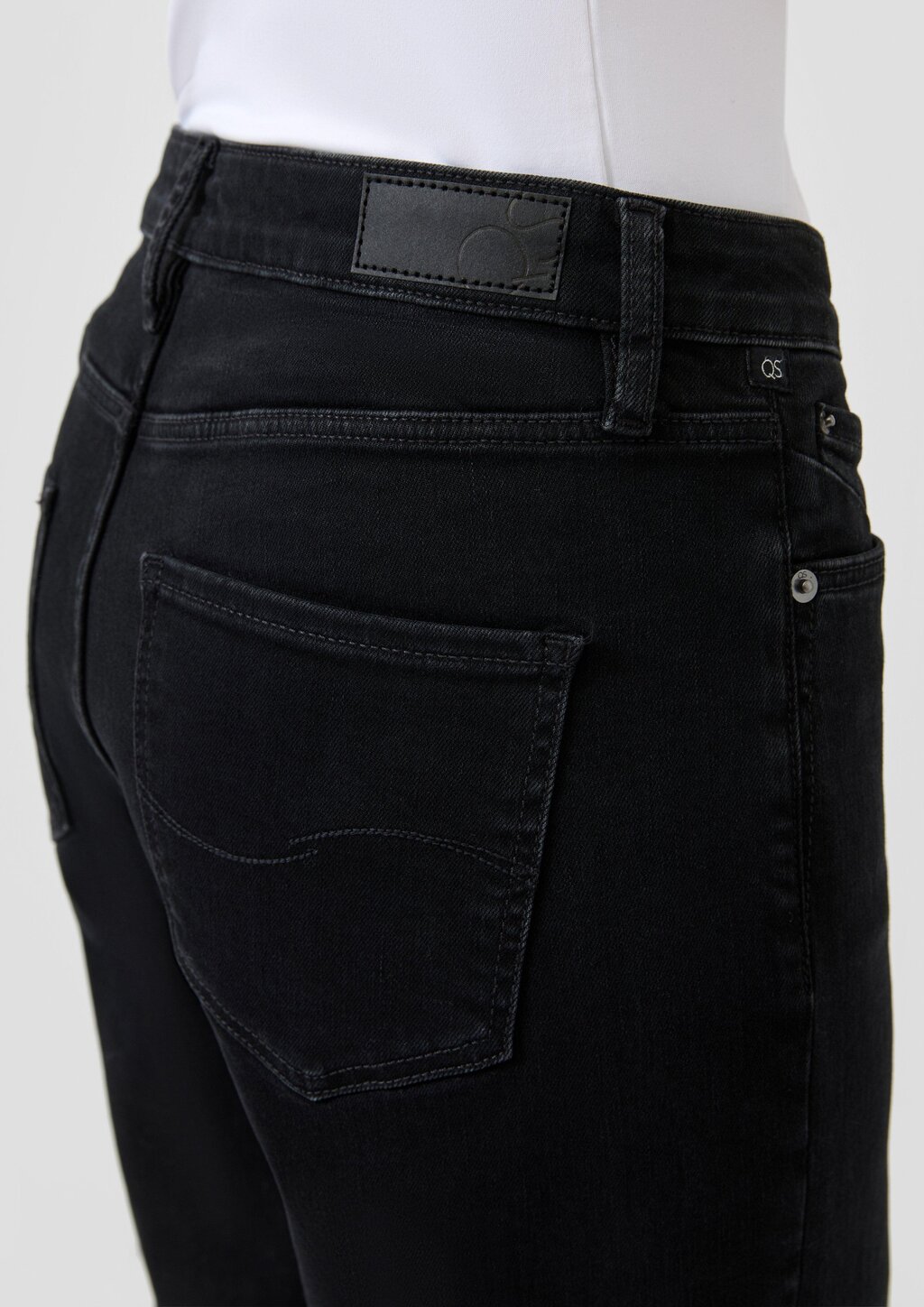 Jeans Catie / Slim Fit / Mid Rise / Wide Leg / Superstretch