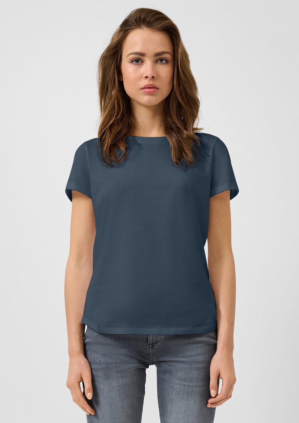 Jerseyshirt mit Crew Neck