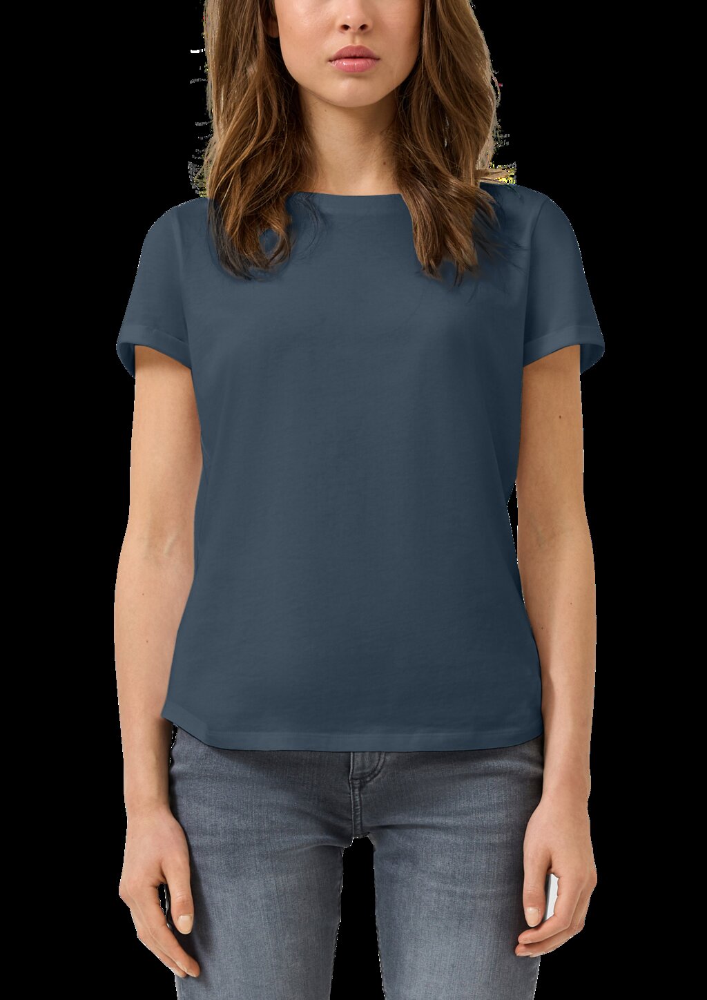 Jerseyshirt mit Crew Neck