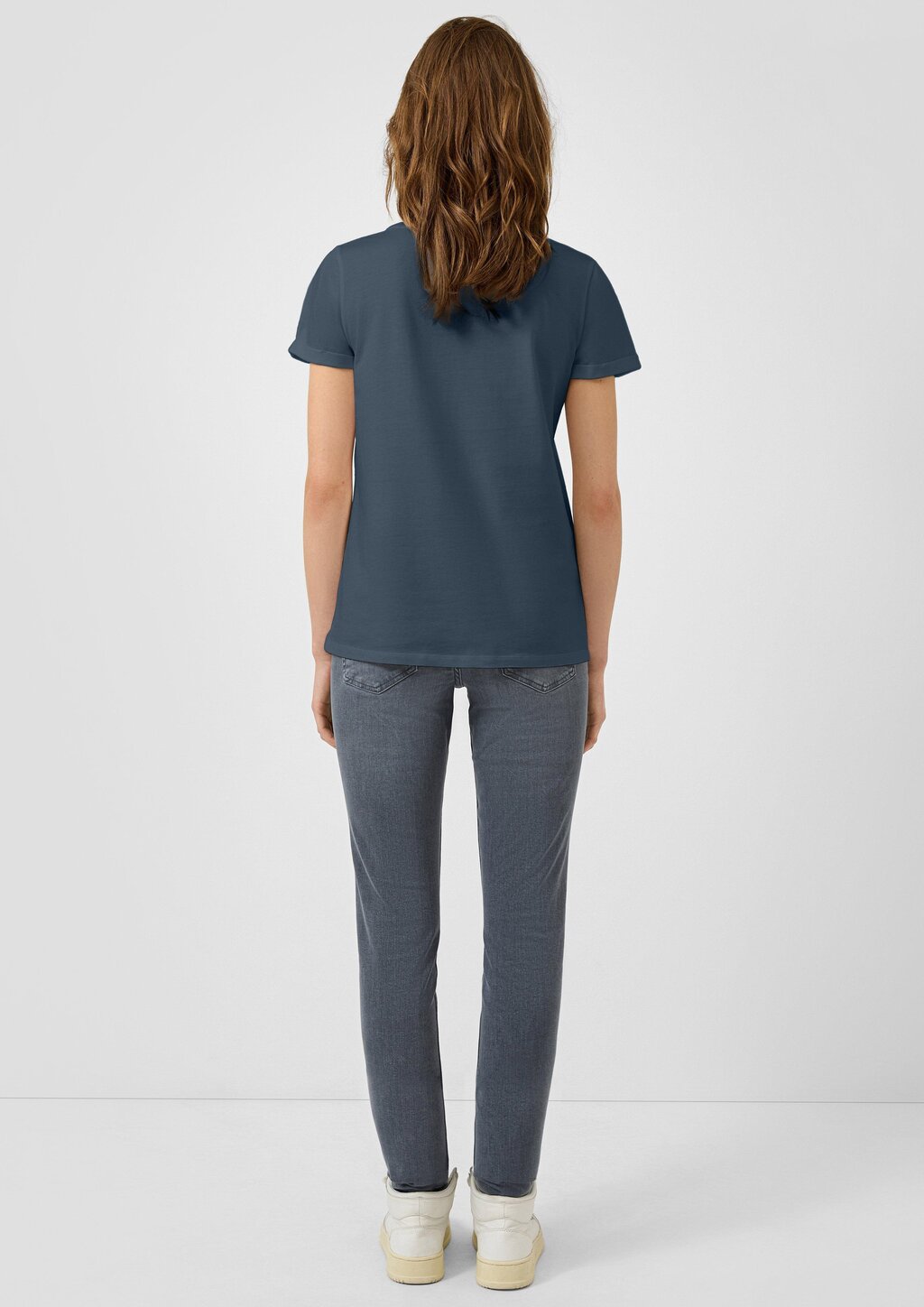 Jerseyshirt mit Crew Neck