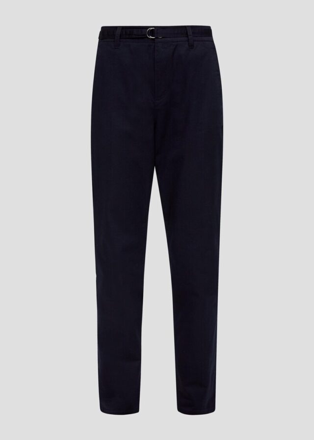 Chino mit Gürtel aus Baumwollstretch