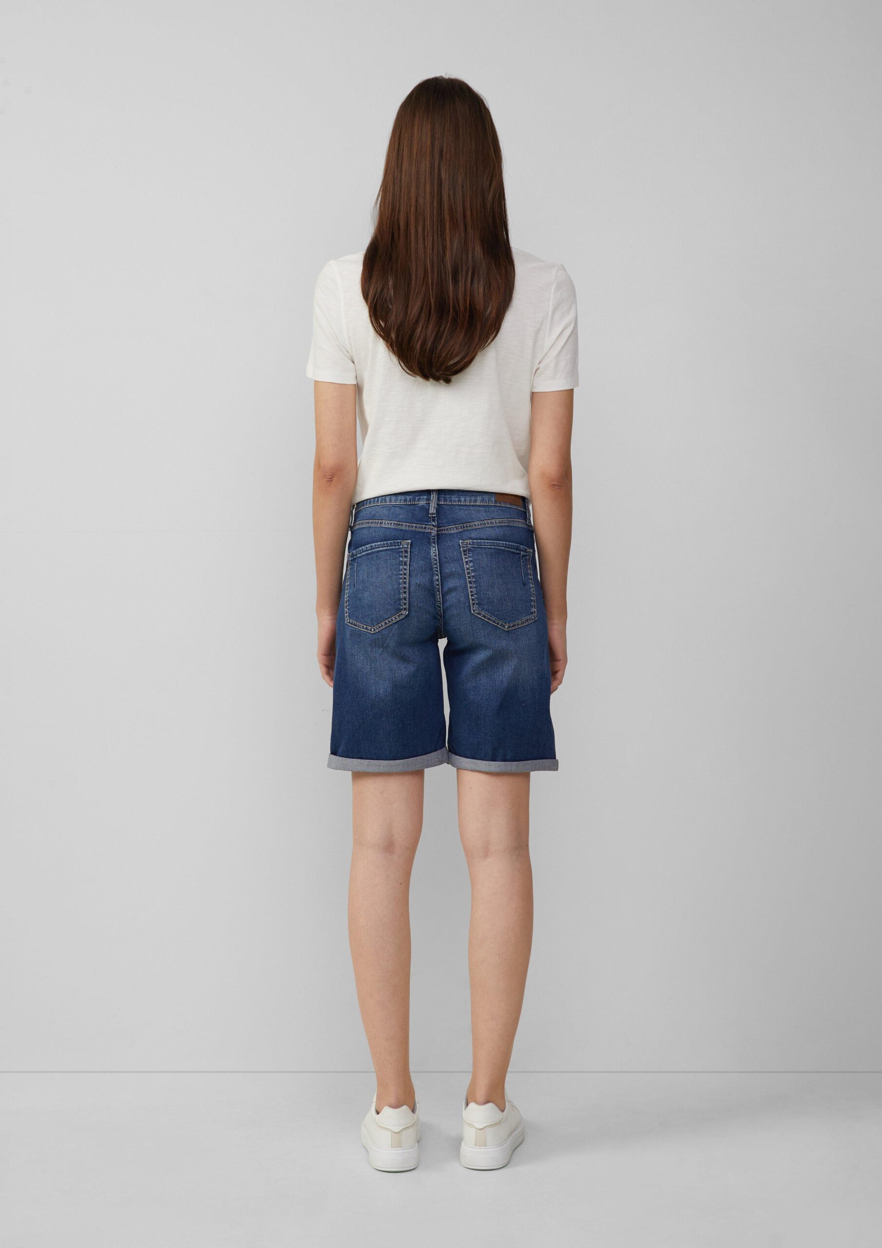 Bermuda-Jeans Karolin / Regular Fit / Mid Rise / Turn-up