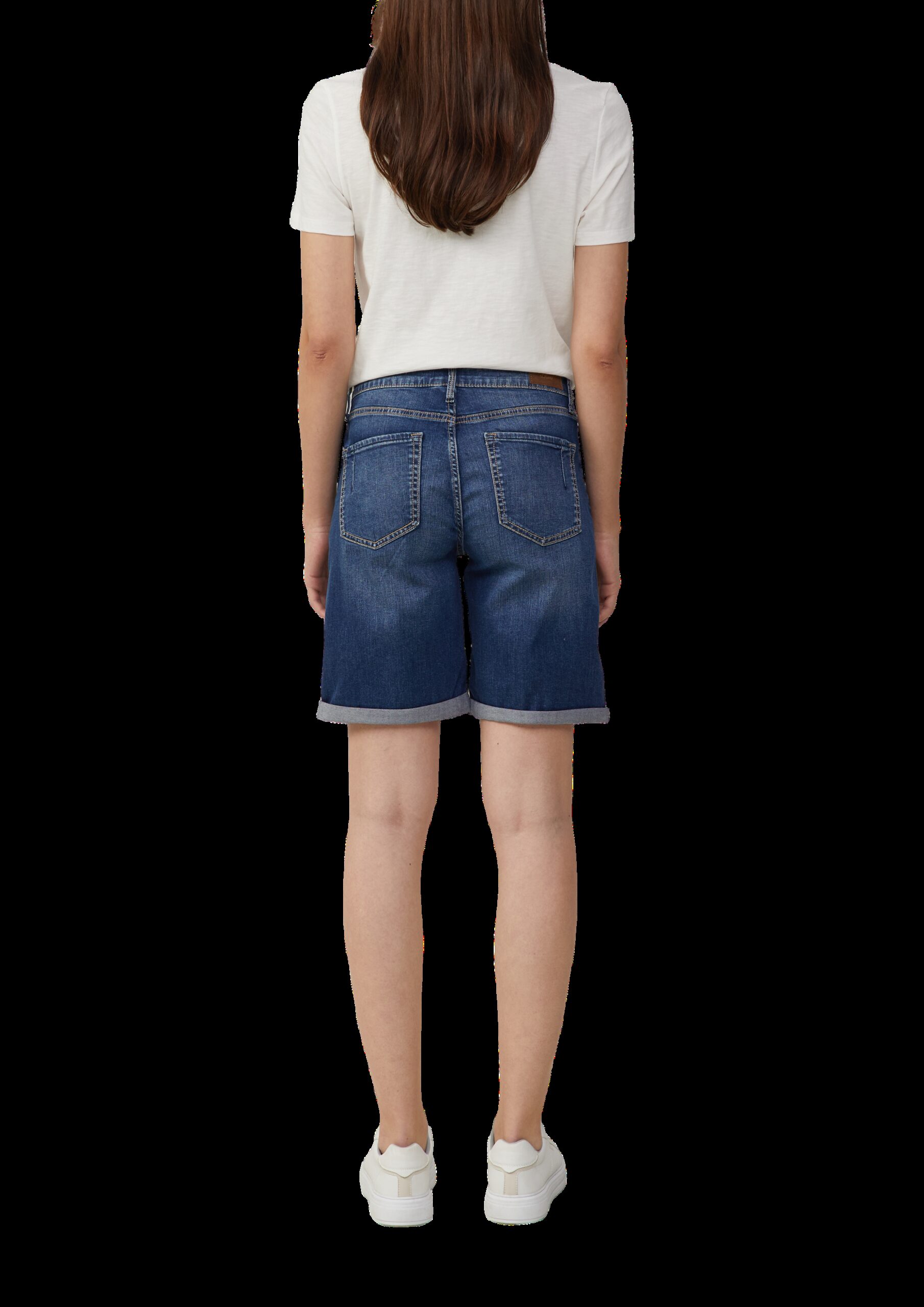 Bermuda-Jeans Karolin / Regular Fit / Mid Rise / Turn-up