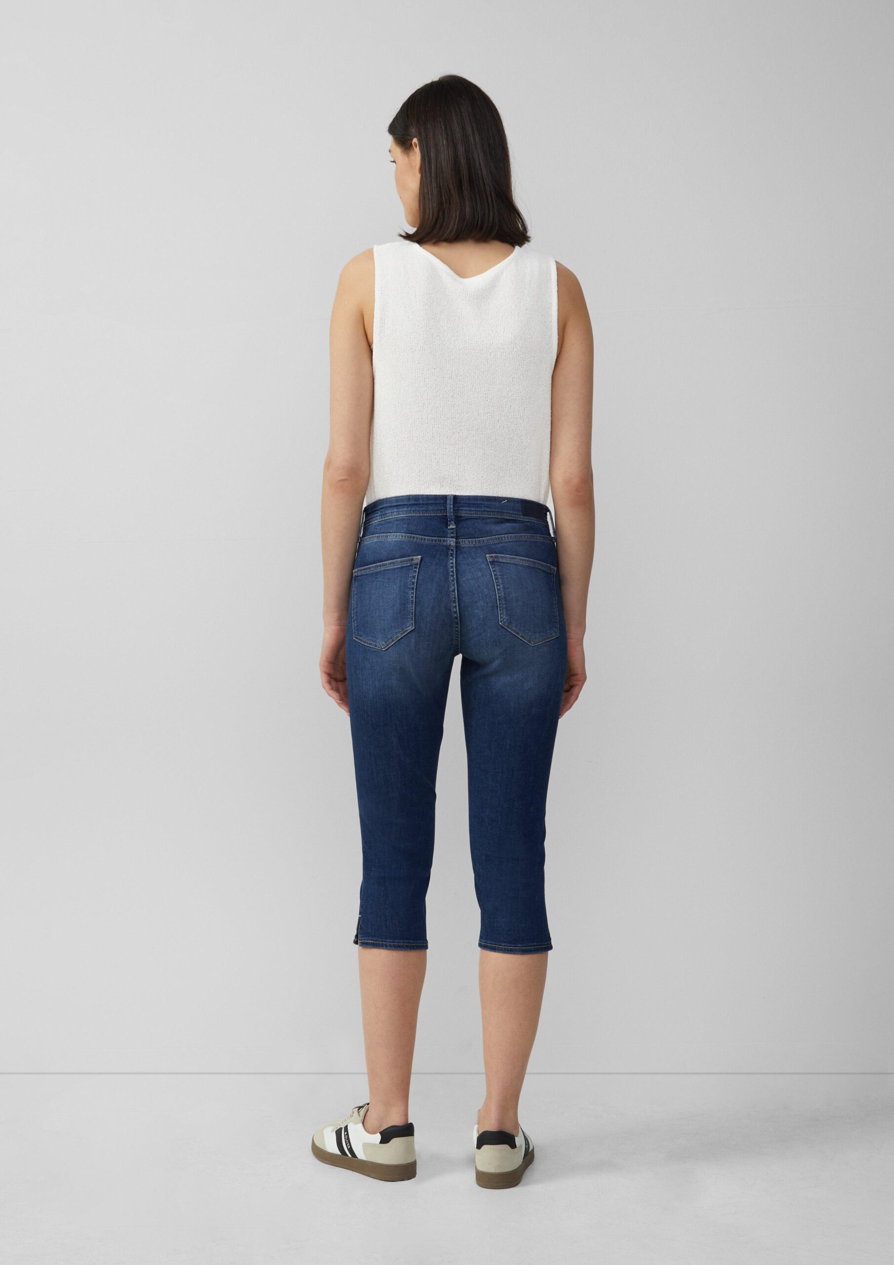 Capri-Jeans Betsy / Slim Fit / Mid Rise / Slim Leg / Schlitz