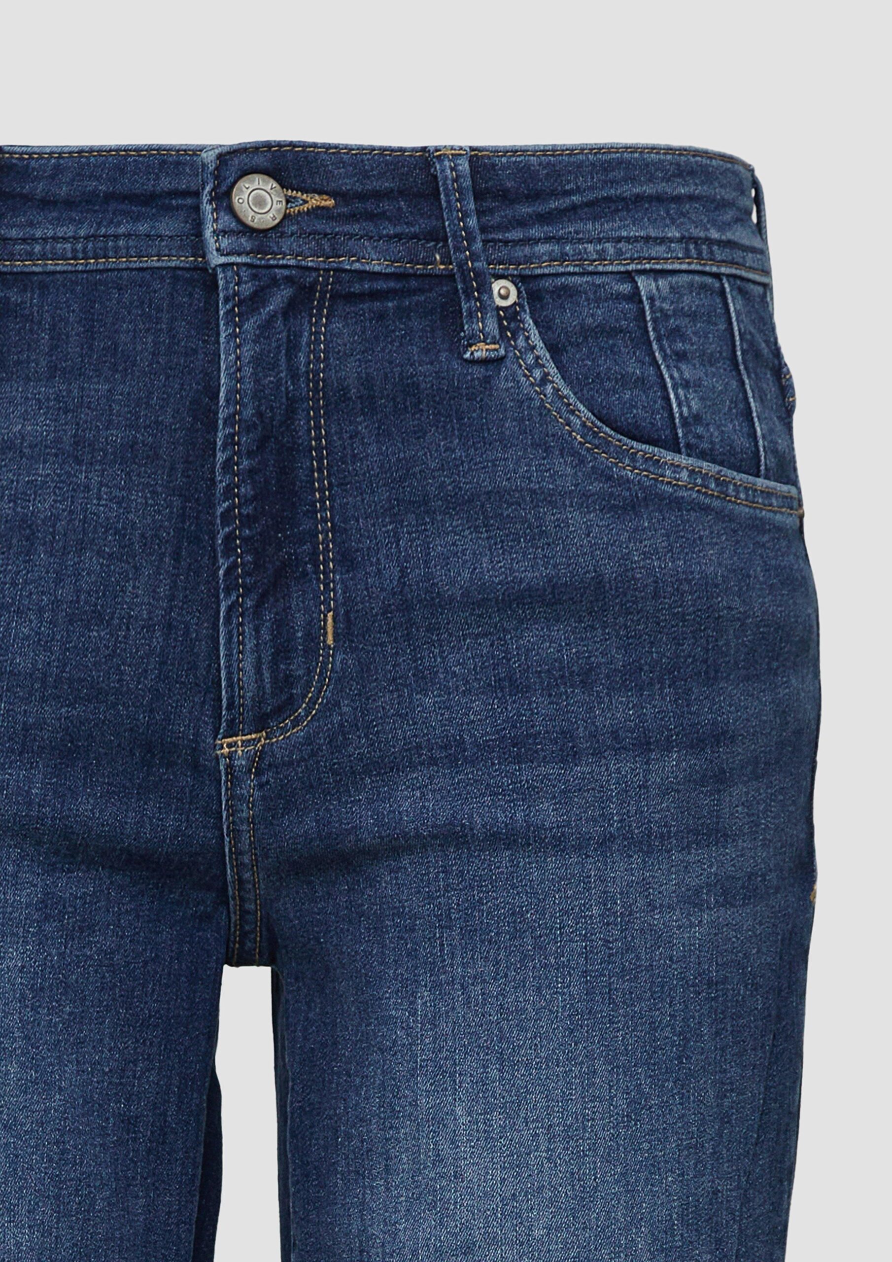 Capri-Jeans Betsy / Slim Fit / Mid Rise / Slim Leg / Schlitz