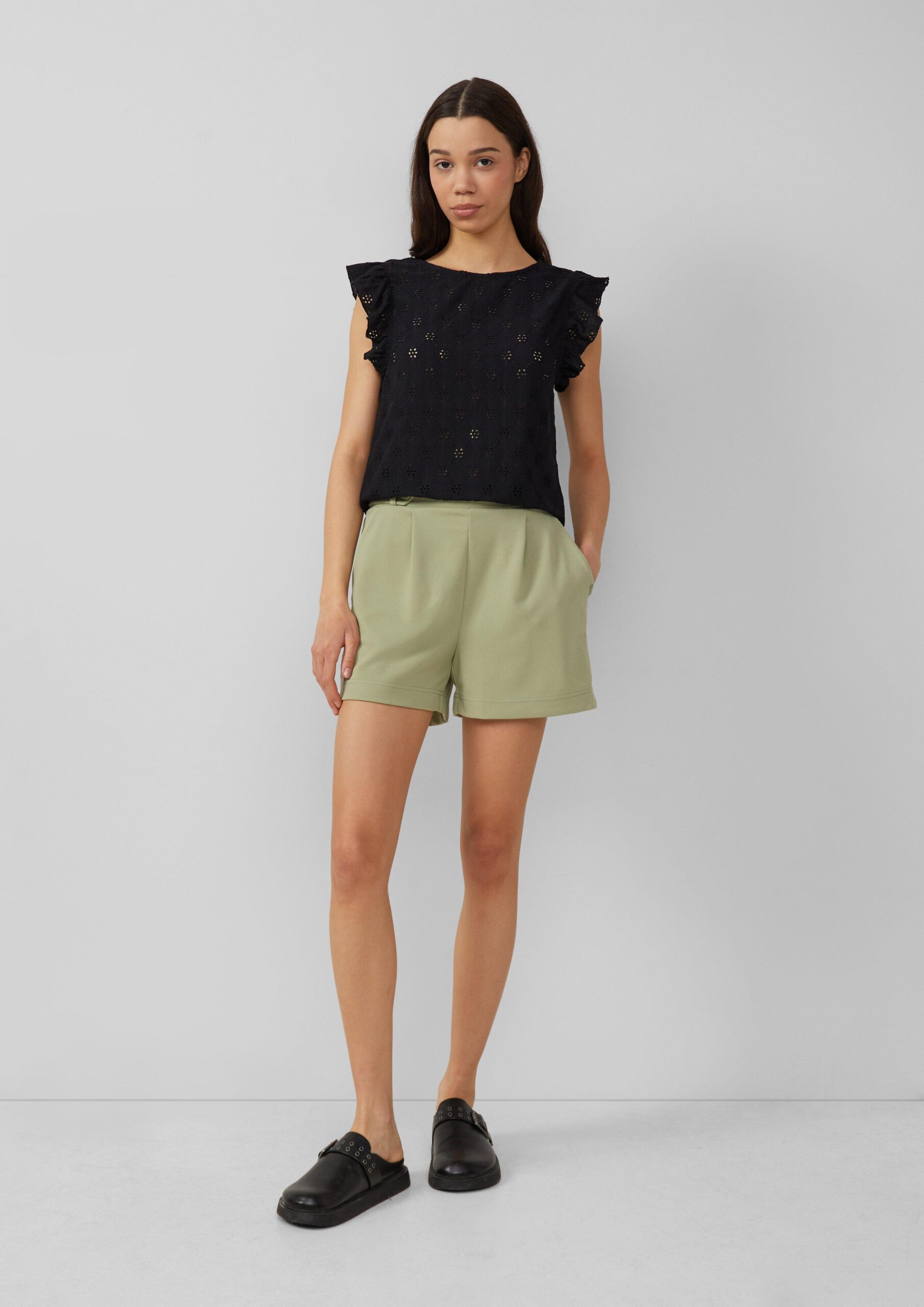 Shorts aus Interlockjersey