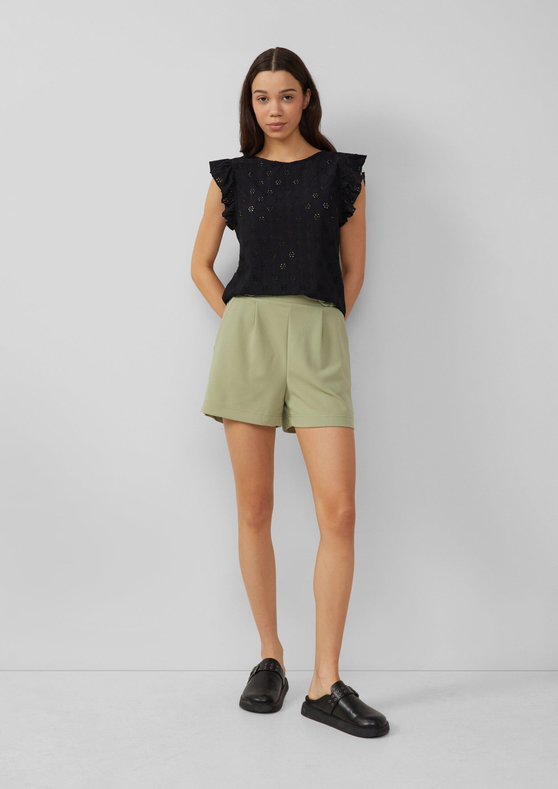 Shorts aus Interlockjersey