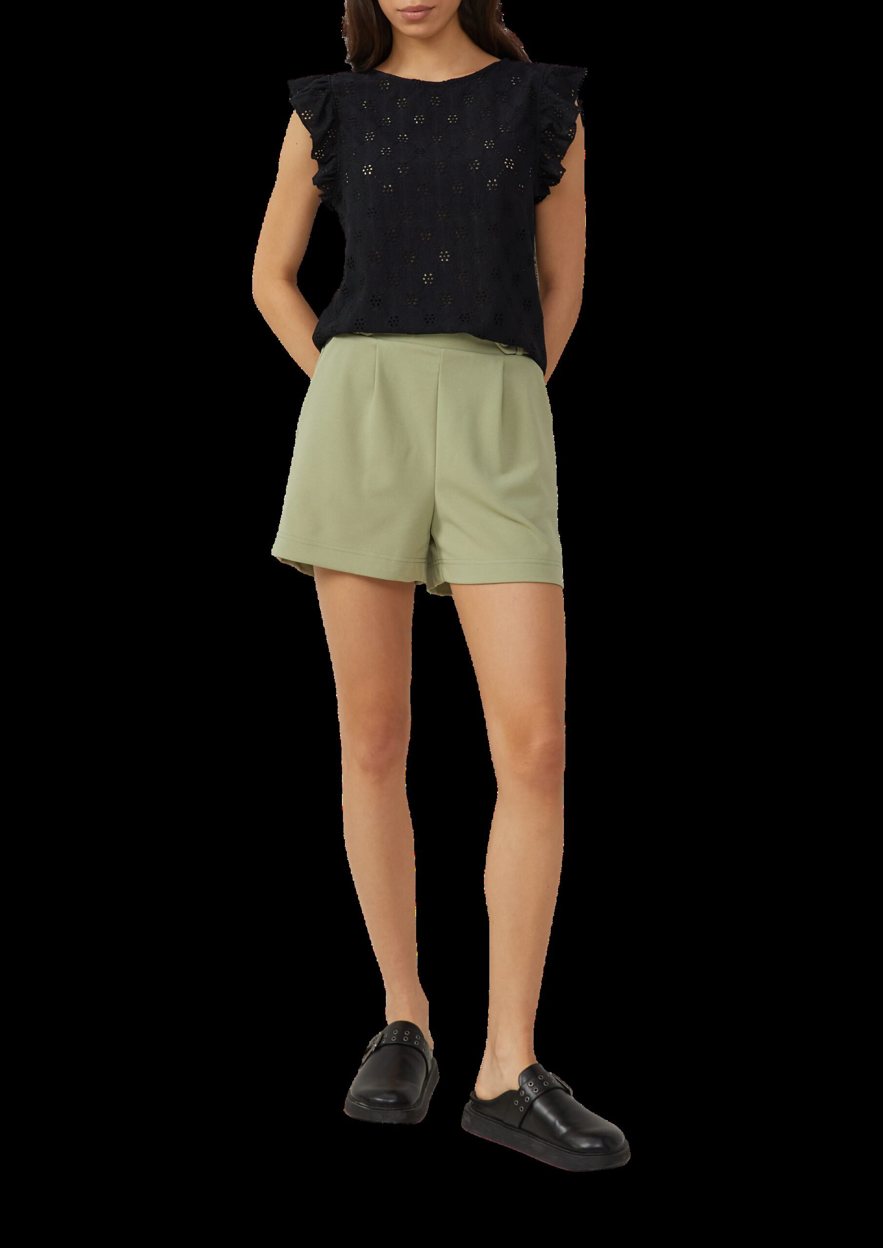 Shorts aus Interlockjersey