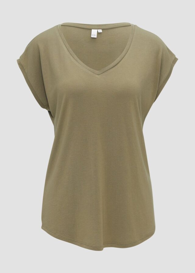 Locker geschnittenes T-Shirt im Modalmix