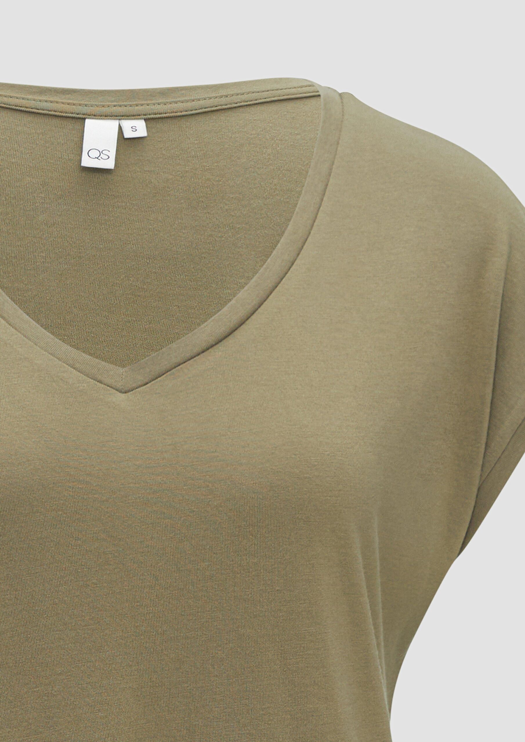 Locker geschnittenes T-Shirt im Modalmix