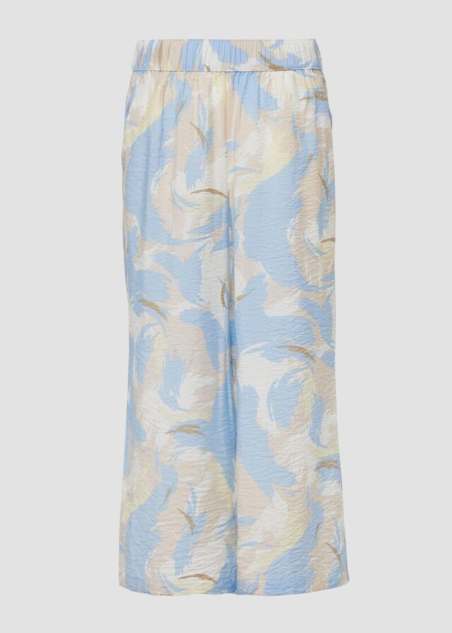 Strukturierte Culotte aus Viskosemix