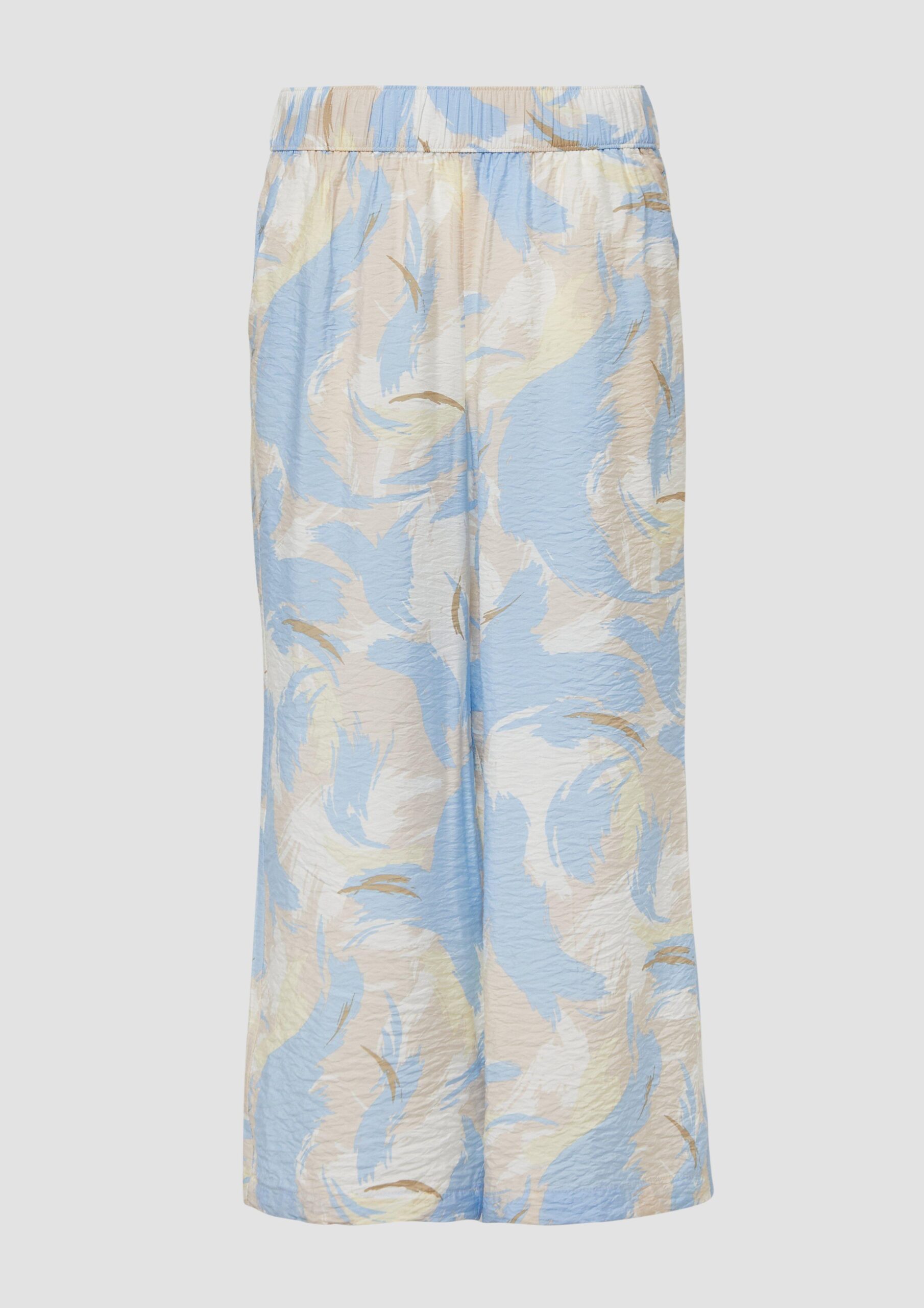 Strukturierte Culotte aus Viskosemix