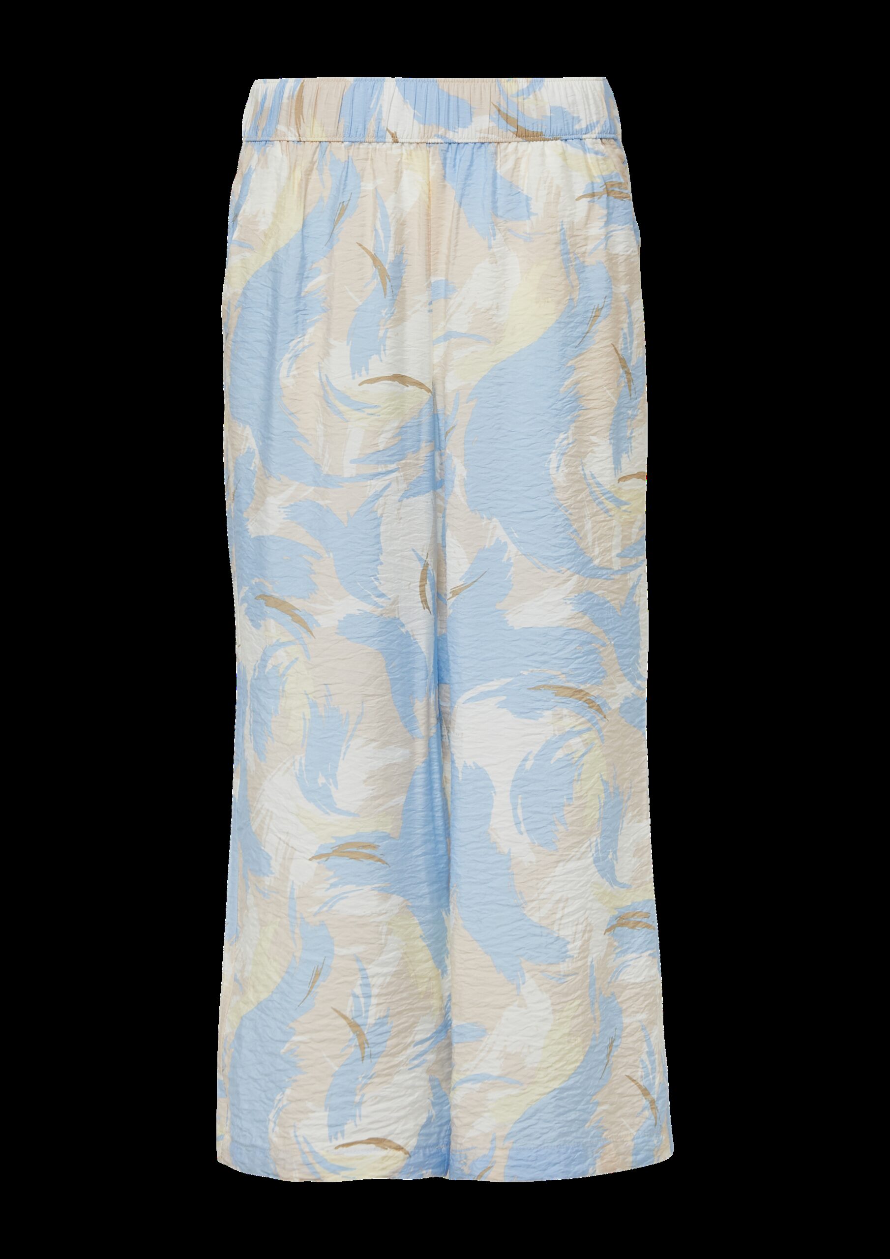 Strukturierte Culotte aus Viskosemix