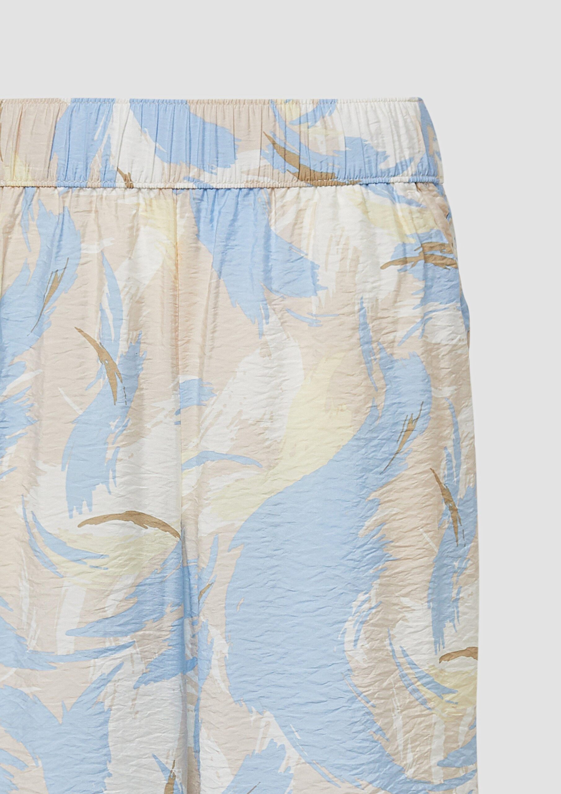 Strukturierte Culotte aus Viskosemix