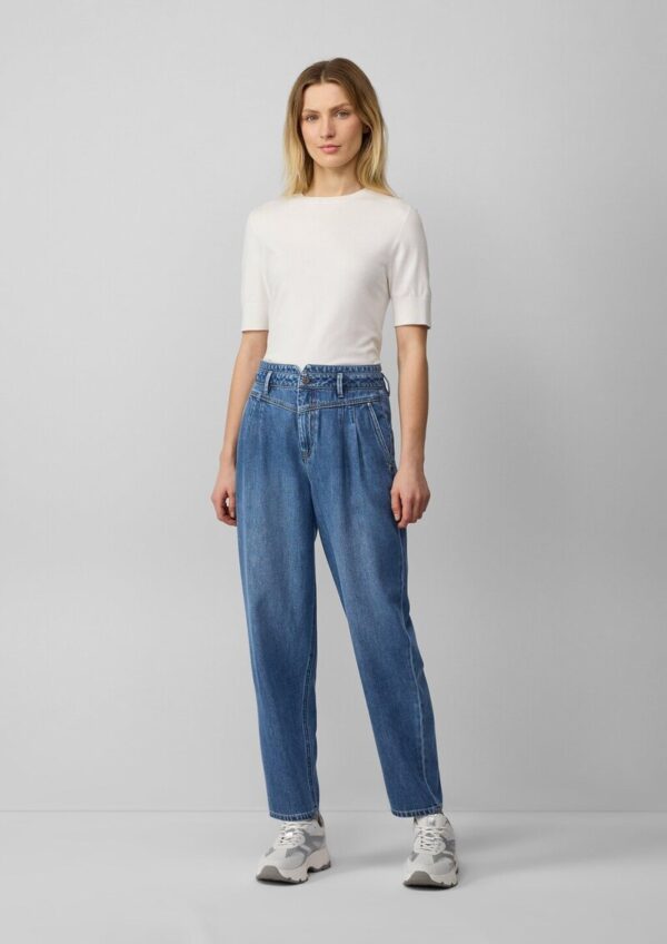 Ankle-Jeans / Relaxed Fit / High Rise / Barrel Leg