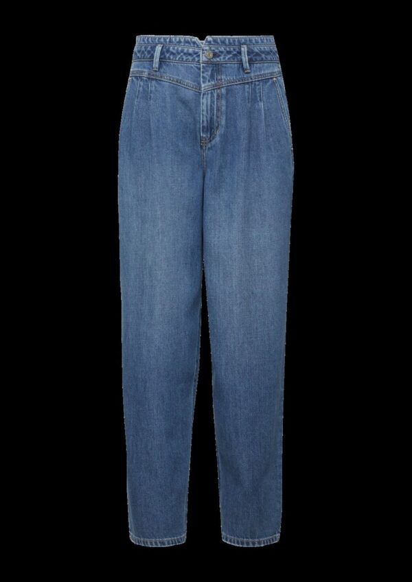 Ankle-Jeans / Relaxed Fit / High Rise / Barrel Leg