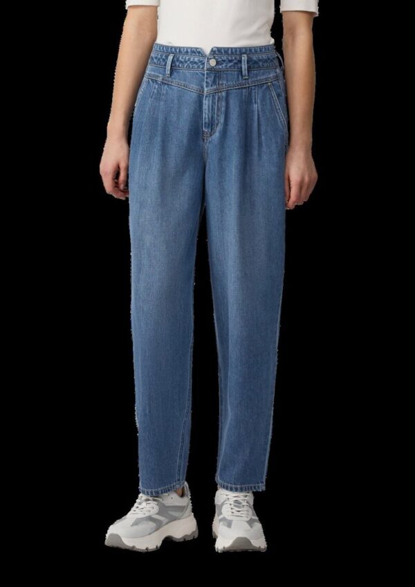 Ankle-Jeans / Relaxed Fit / High Rise / Barrel Leg