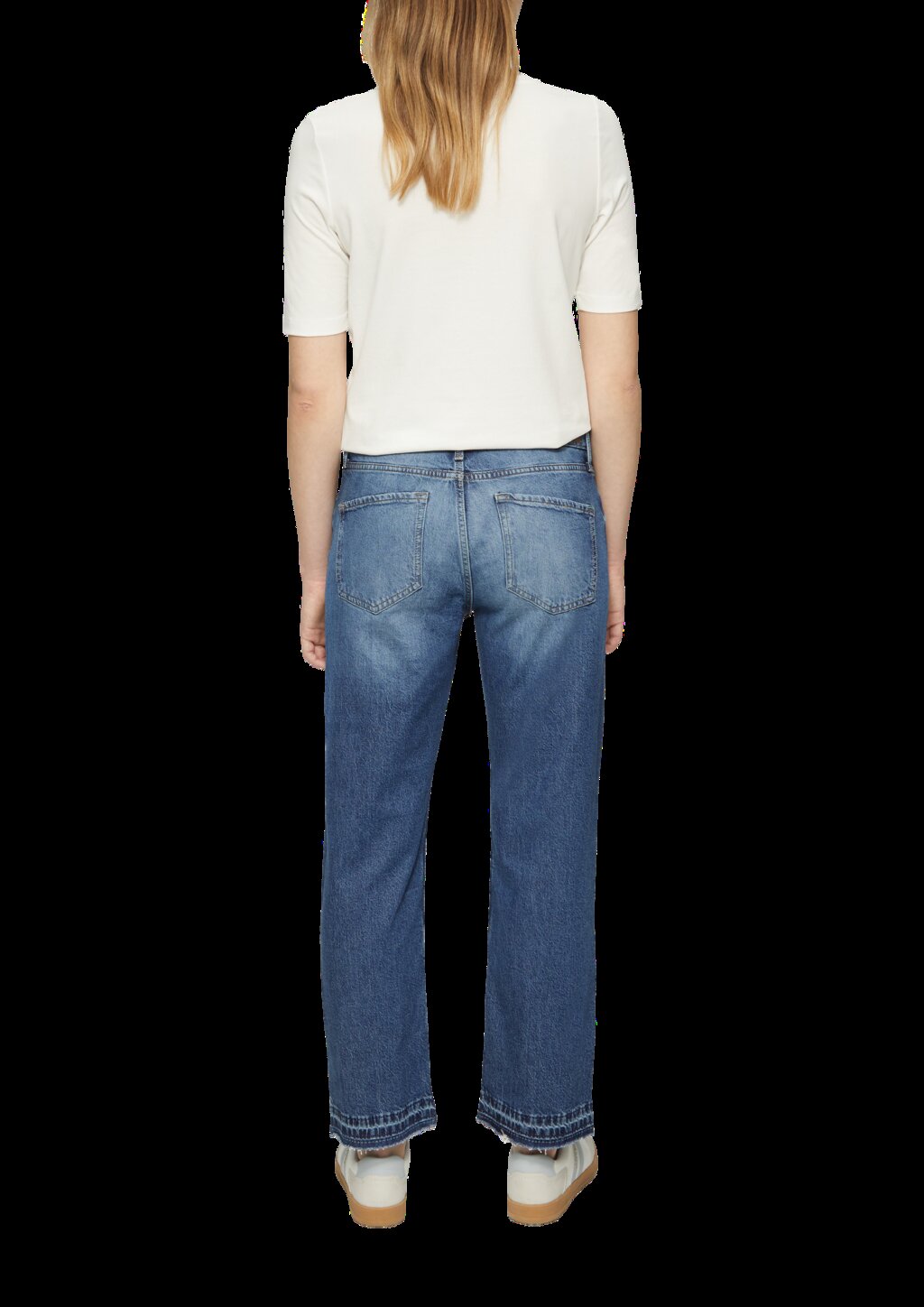 Cropped Jeans / Regular Fit / Mid Rise / Straight Leg / 360° Denim