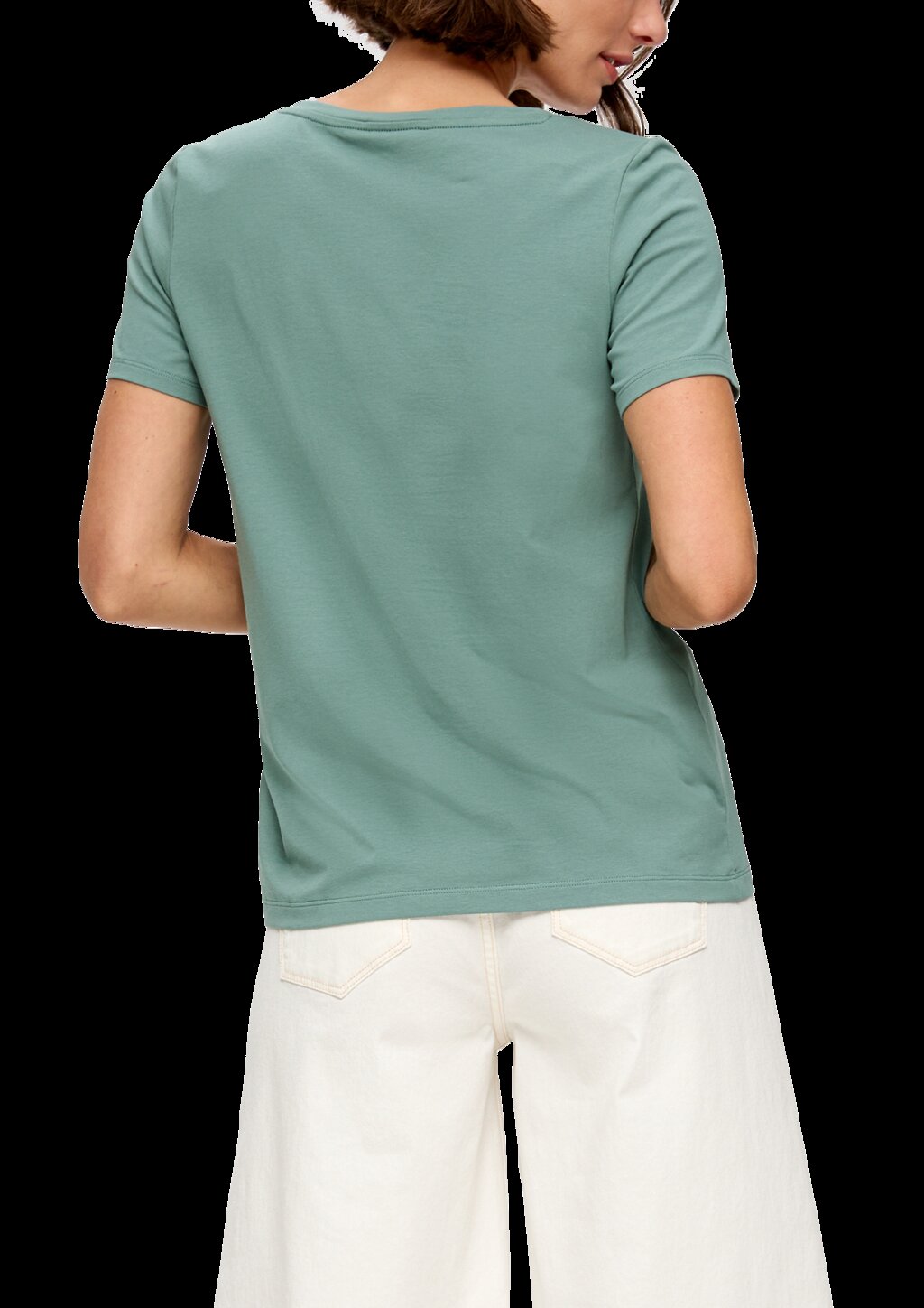 T-Shirt mit V-Ausschnitt