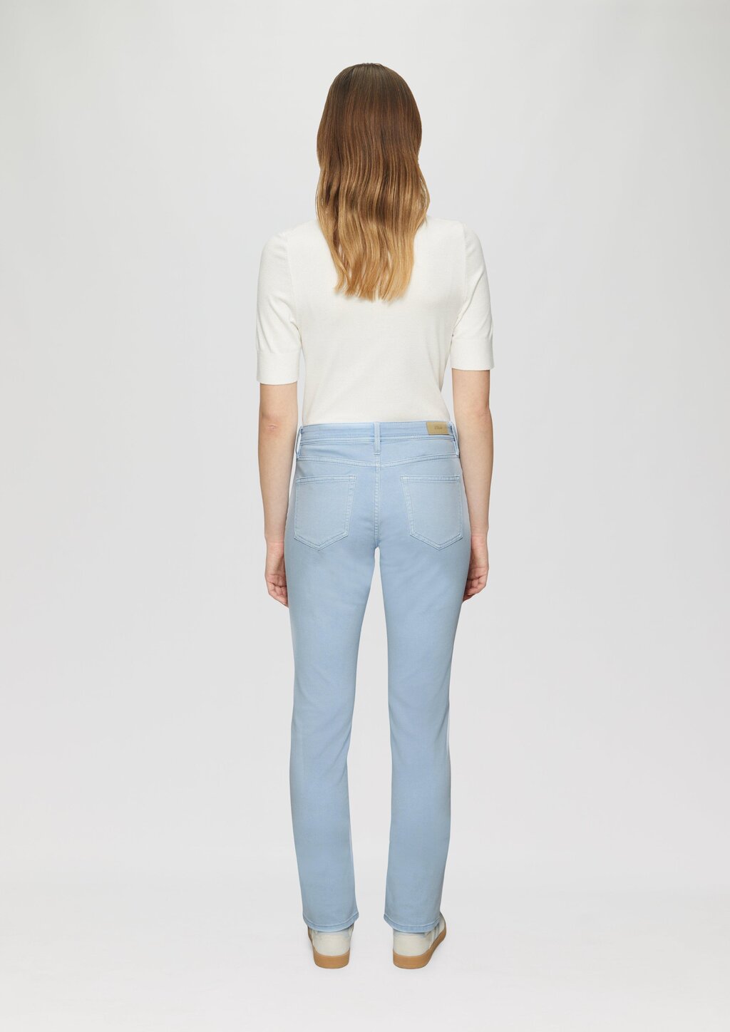 Jeans Betsy / Slim Fit / Mid Rise / Slim Leg / Garment Dye