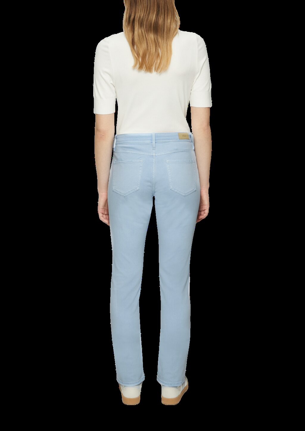 Jeans Betsy / Slim Fit / Mid Rise / Slim Leg / Garment Dye