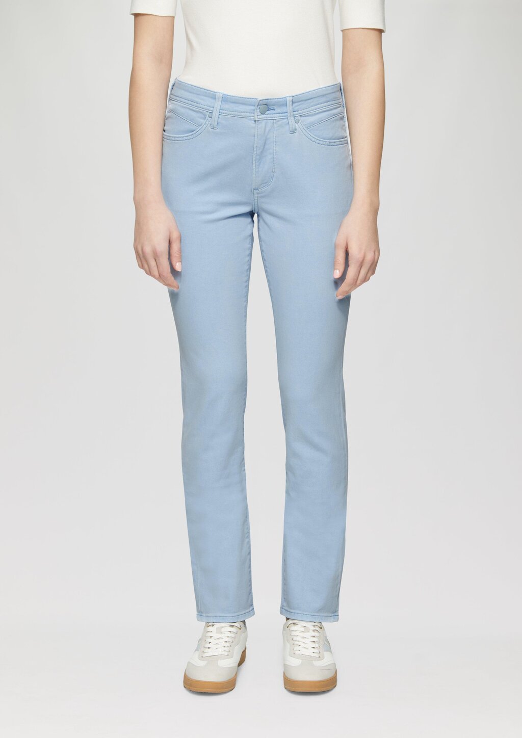Jeans Betsy / Slim Fit / Mid Rise / Slim Leg / Garment Dye