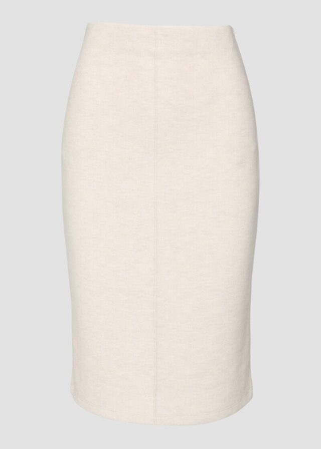 Weicher Rock mit Ziernaht