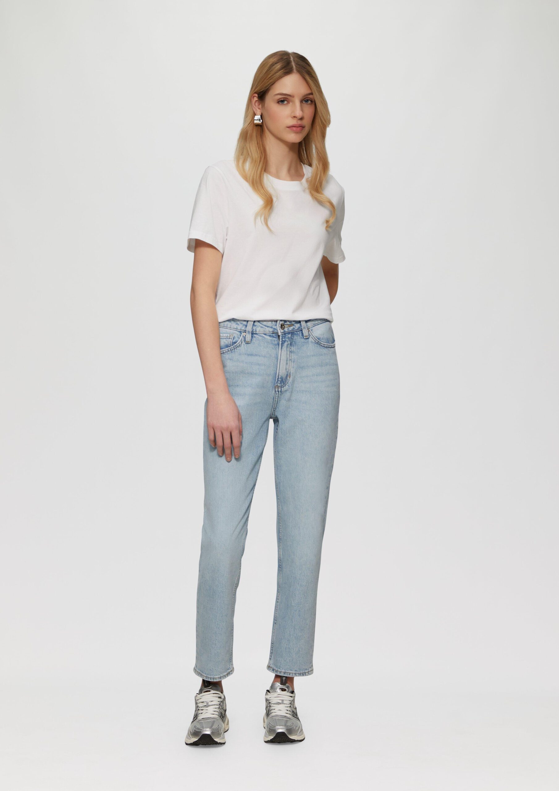 Ankle-Jeans Tizie / Slim Fit / High Rise / Tapered Leg / Inch Sizes