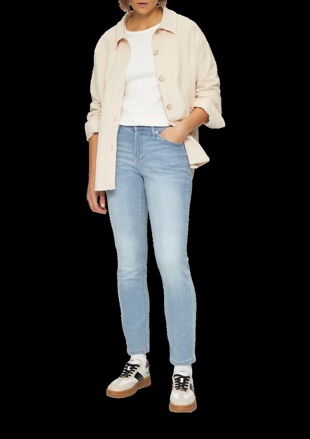 Jeans Betsy / Slim Fit / Mid Rise / Slim Leg