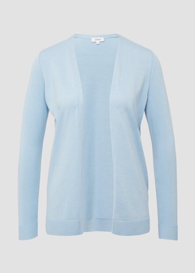 Cardigan aus Viskose-Baumwollmix