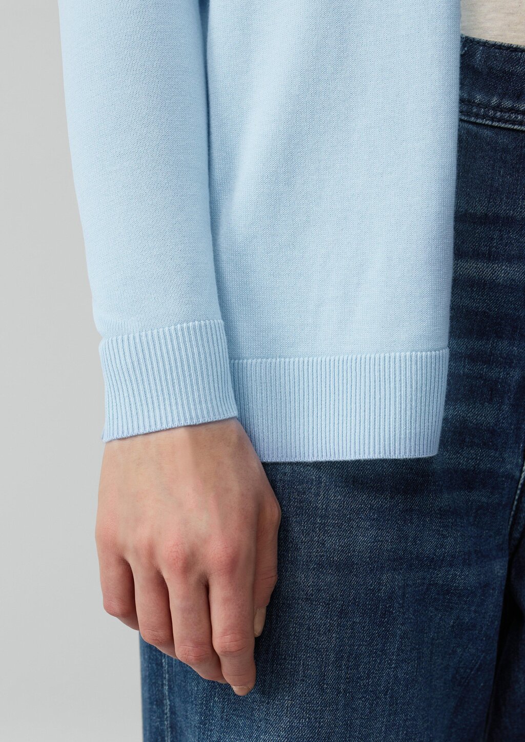 Cardigan aus Viskose-Baumwollmix