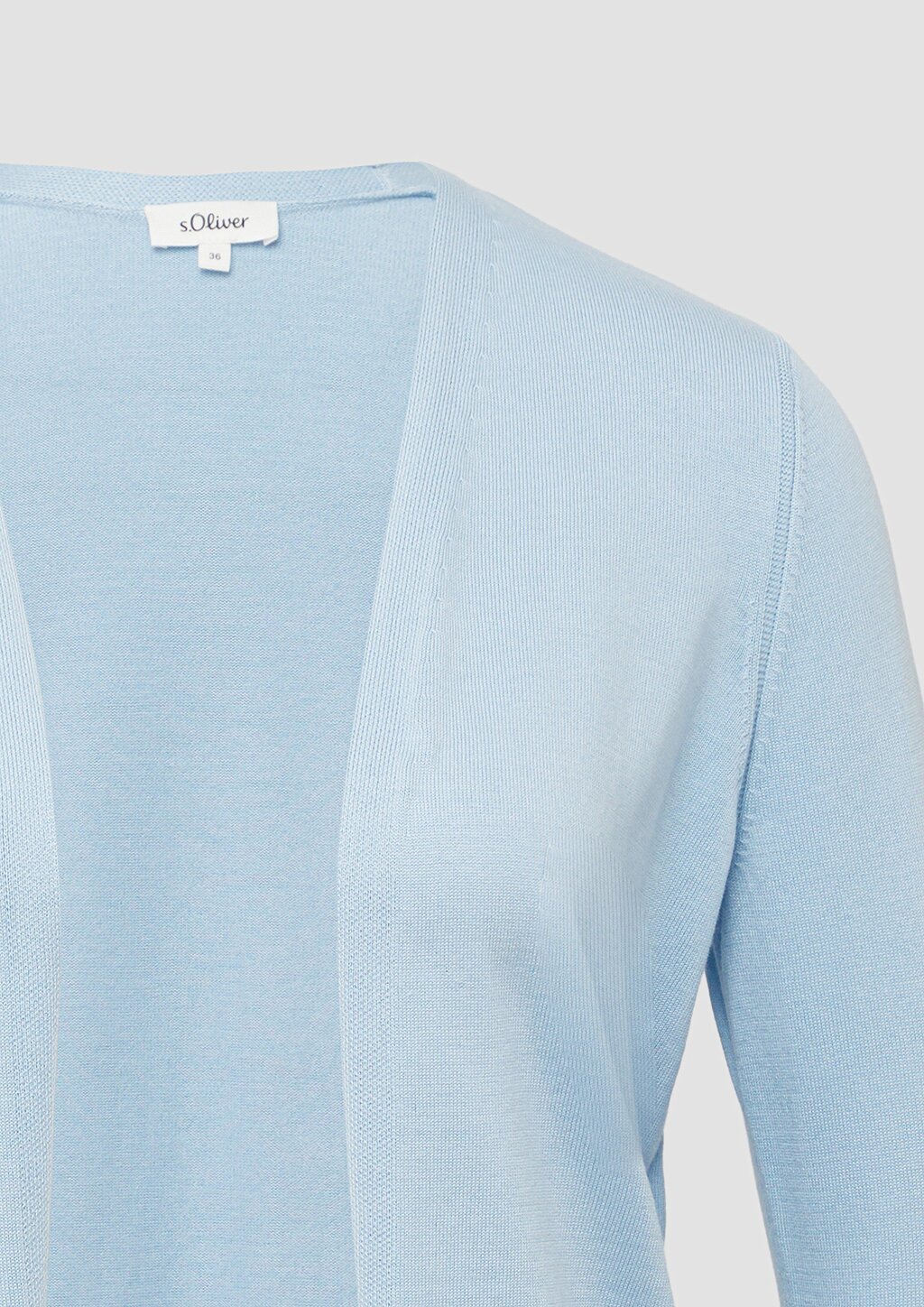 Cardigan aus Viskose-Baumwollmix