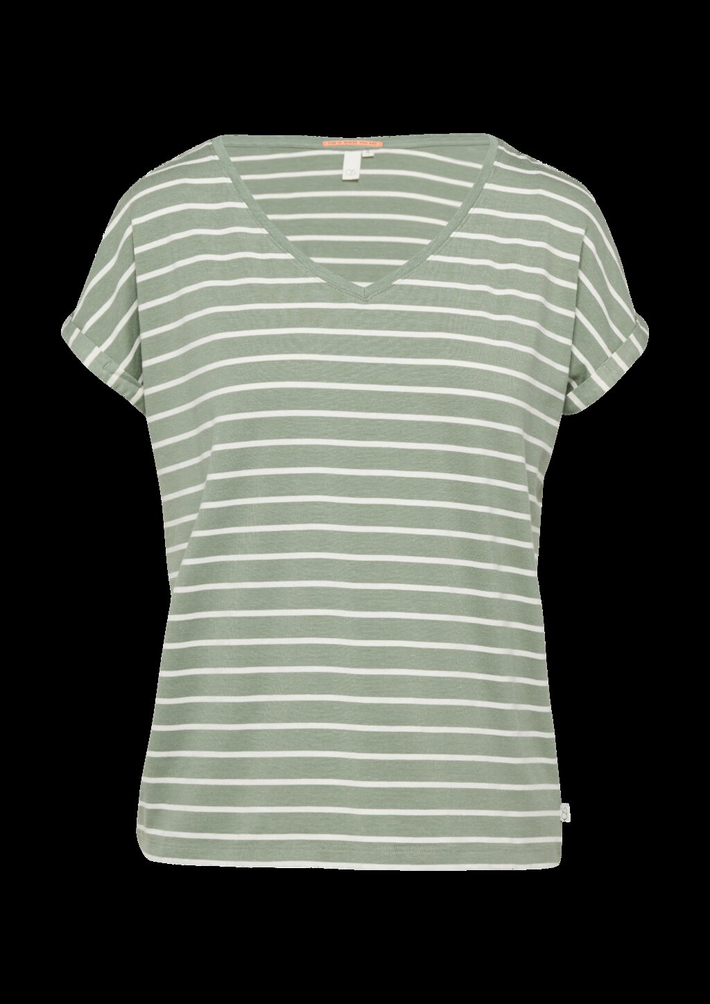 T-Shirt aus Modalmix mit Ringelmuster