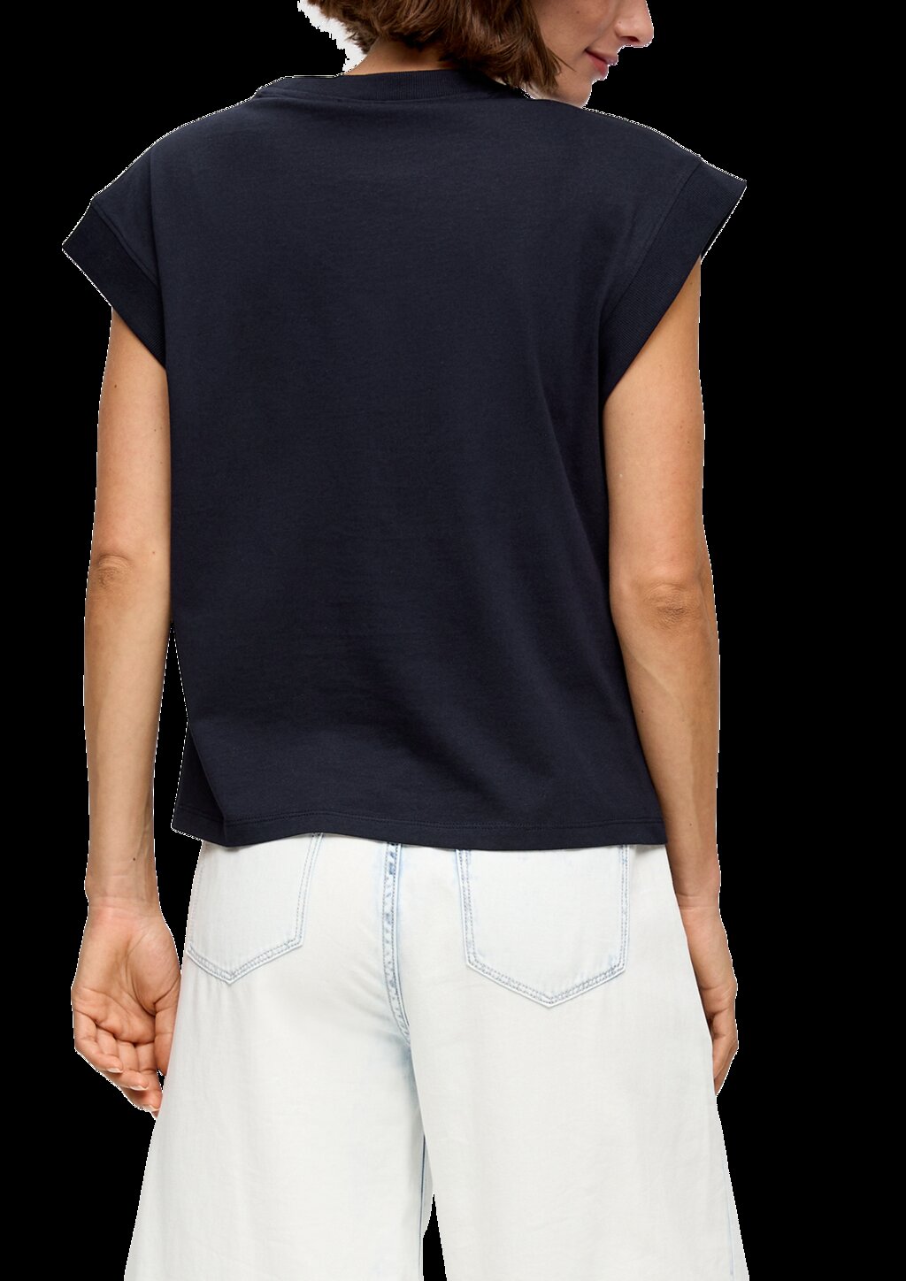 T-Shirt mit überschnittenen Schultern