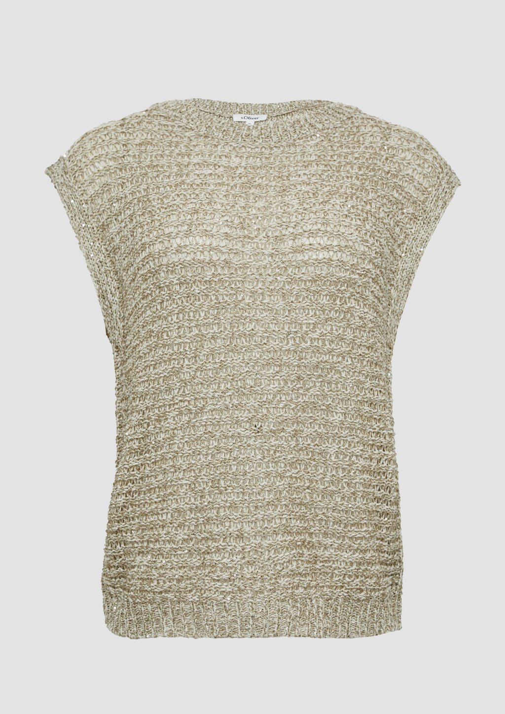 Relaxed-Fit-Pullunder aus Ajourstrick