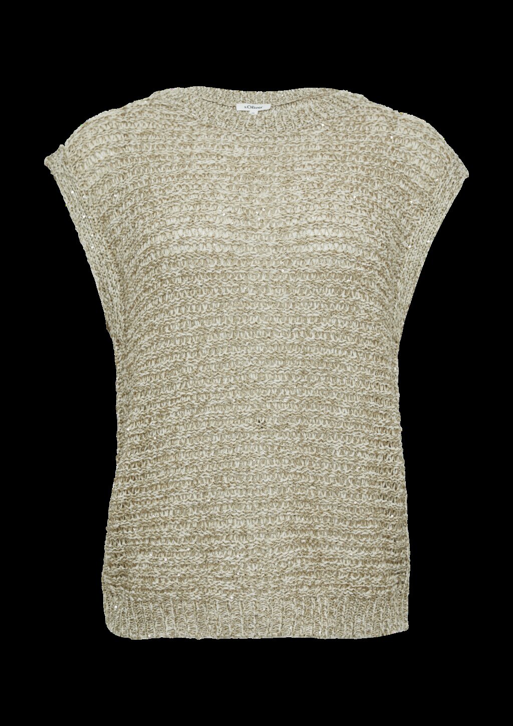 Relaxed-Fit-Pullunder aus Ajourstrick