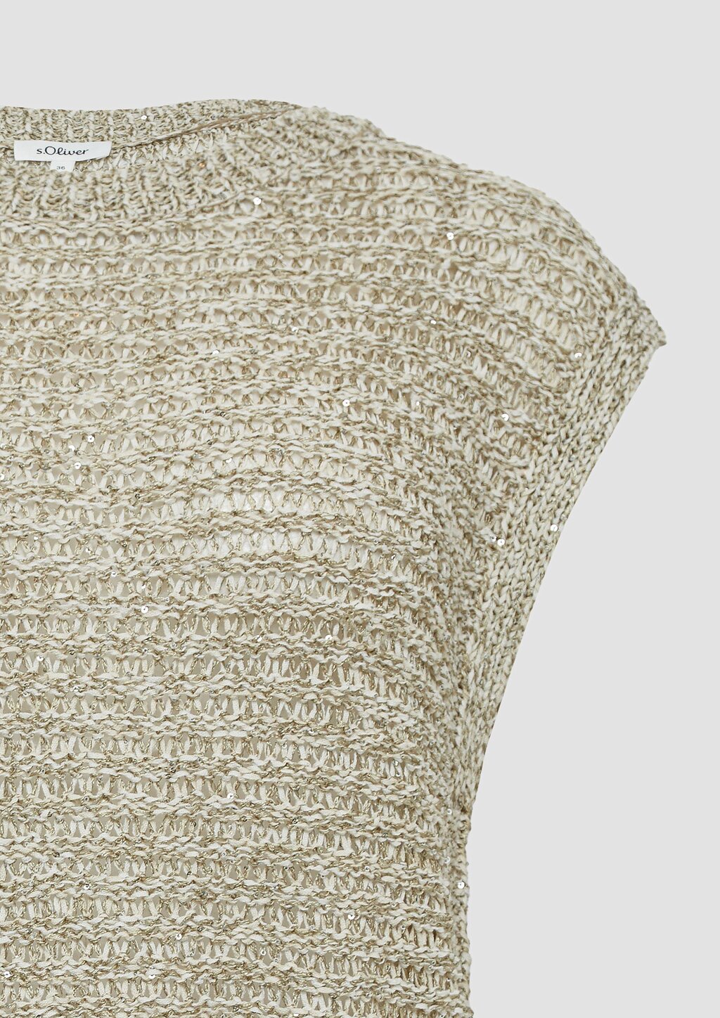 Relaxed-Fit-Pullunder aus Ajourstrick