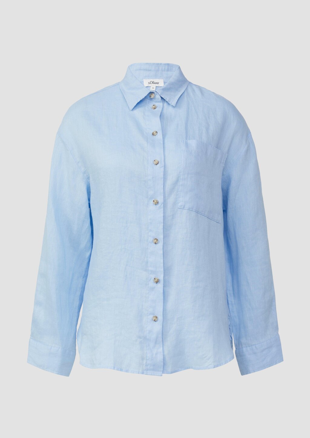 Oversize Bluse aus reinem Leinen