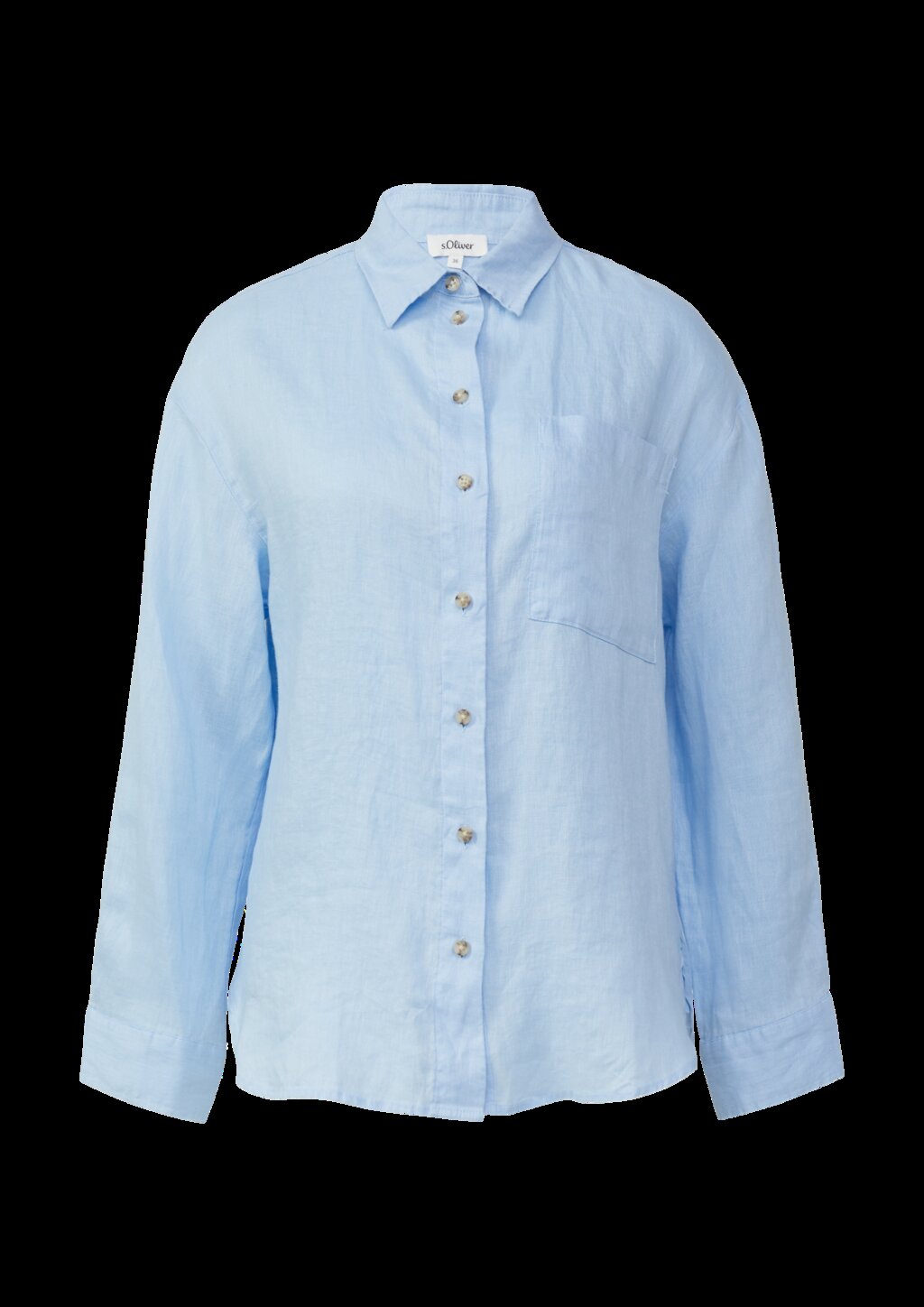 Oversize Bluse aus reinem Leinen