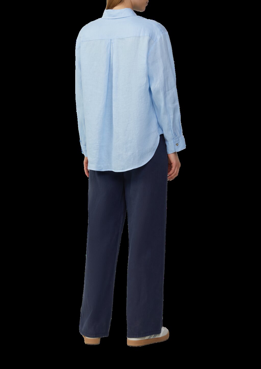 Oversize Bluse aus reinem Leinen