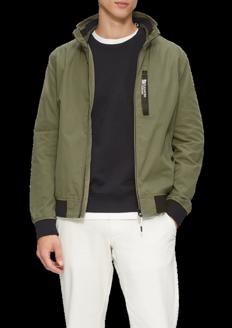 Outdoor-Jacke mit Stehkragen und Kontrast-Details