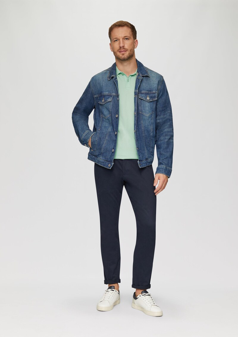 Poloshirt aus Baumwollpiqué