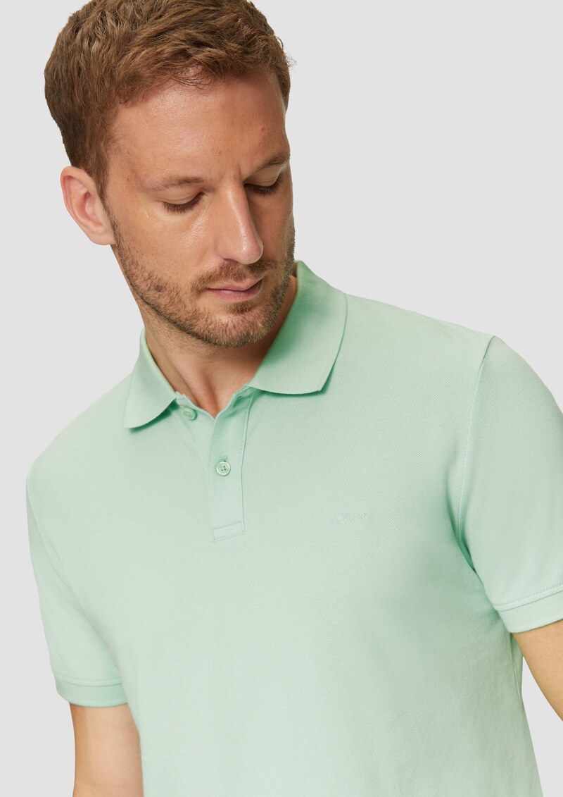 Poloshirt aus Baumwollpiqué