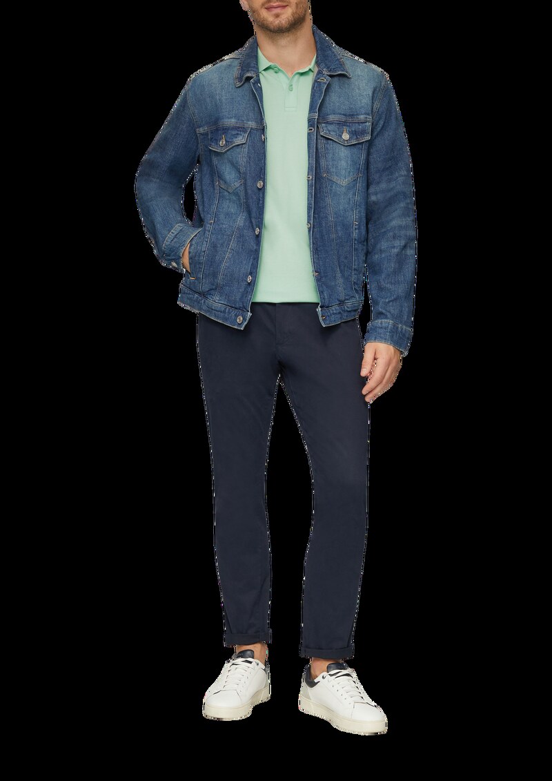 Poloshirt aus Baumwollpiqué