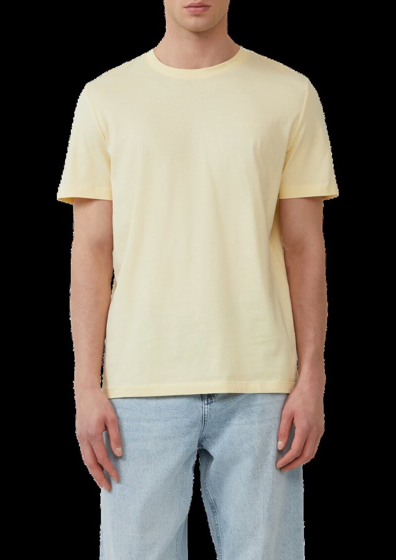 Baumwoll-T-Shirt mit Logo-Print