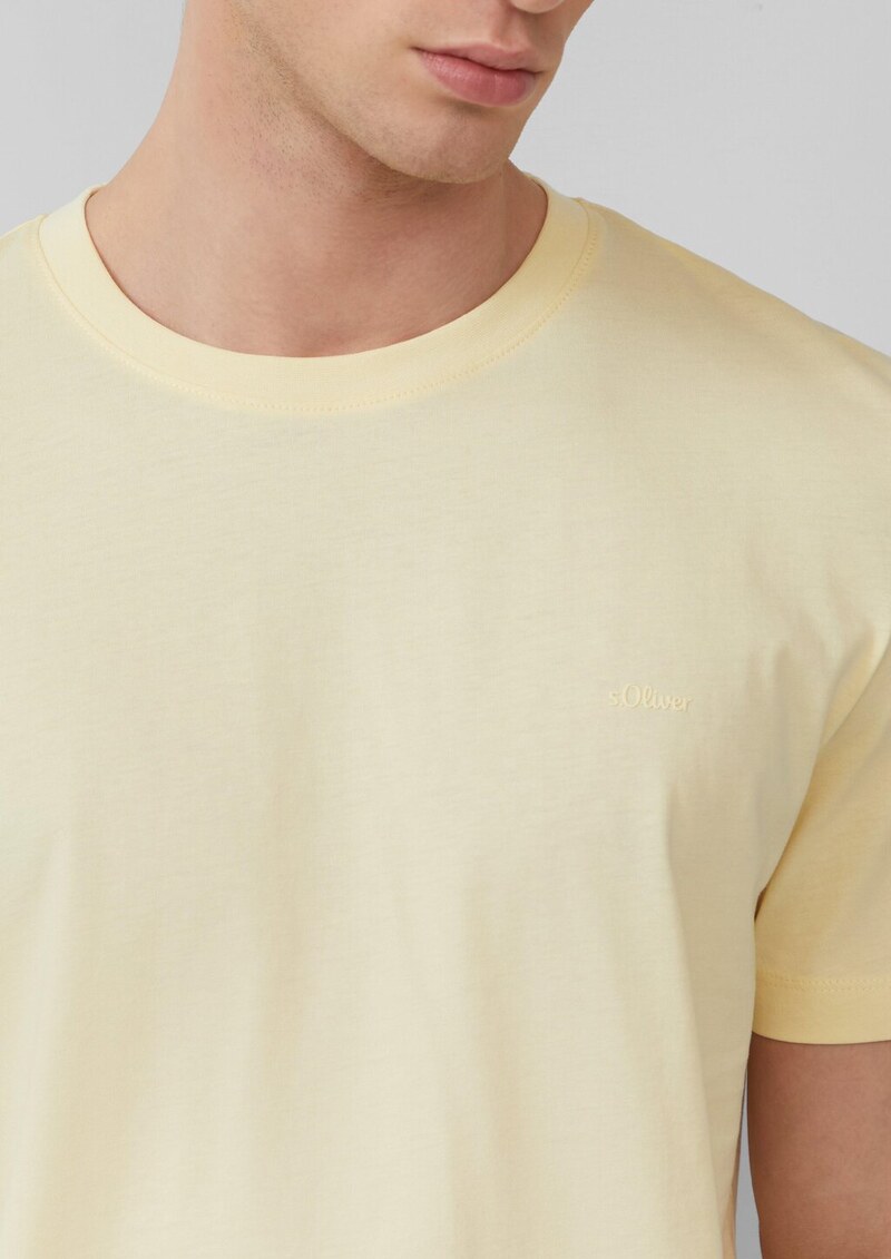 Baumwoll-T-Shirt mit Logo-Print