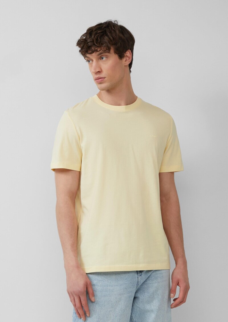 Baumwoll-T-Shirt mit Logo-Print