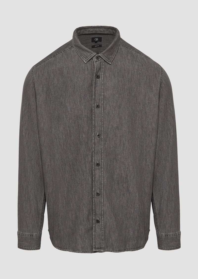 Regular Fit: Denim-Hemd